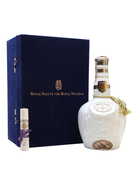Buy 1 Get 1 Free - Royal Salute 25 Year Old Royal Wedding Crown Prince of Japan Blended Scotch Whisky | 700ML