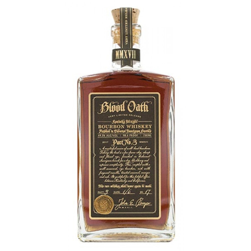 Buy 1 Get 1 Free - Blood Oath Pact 3 | 2017 One-Time Limited Release | Kentucky Straight Bourbon Whiskey