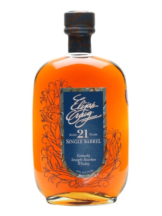 Elijah Craig 21 Year Old Single Barrel Kentucky Straight Bourbon Whiskey