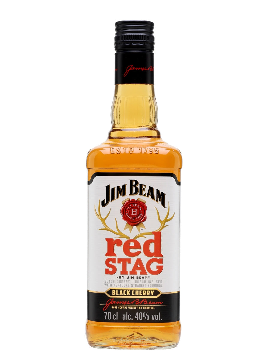 Buy 1 Get 1 Free - Jim Beam Red Stag Black Cherry Kentucky Straight Bourbon Whiskey | 700ML