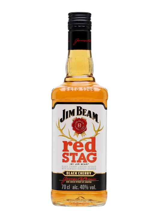 Buy 1 Get 1 Free - Jim Beam Red Stag Black Cherry Kentucky Straight Bourbon Whiskey | 700ML