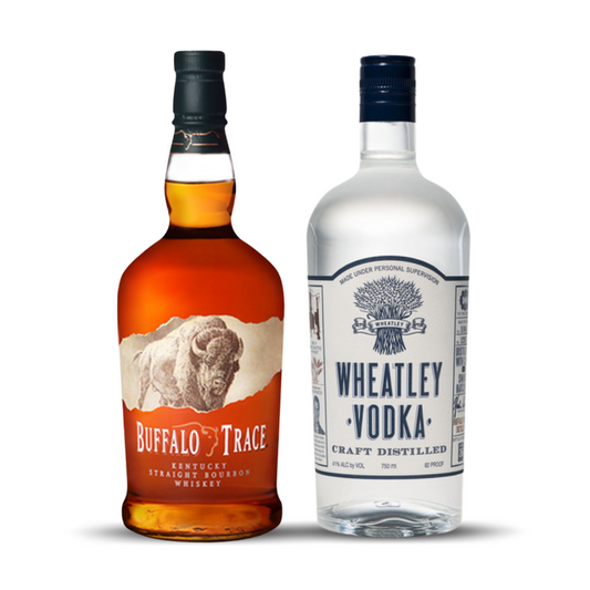 Buy 1 Get 1 Free - Buffalo Trace Kentucky Straight Bourbon Whiskey + Buffalo Trace | Wheatley Vodka | (2) Bottle Bundle