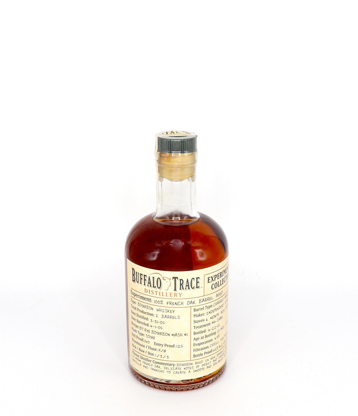 Buffalo Trace Experimental Collection | 100% French Oak Barrel Aged