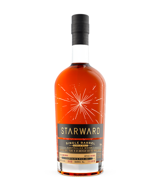Starward Single Malt Barrell No. 11355 Captains Pick #2 Australian Whisky