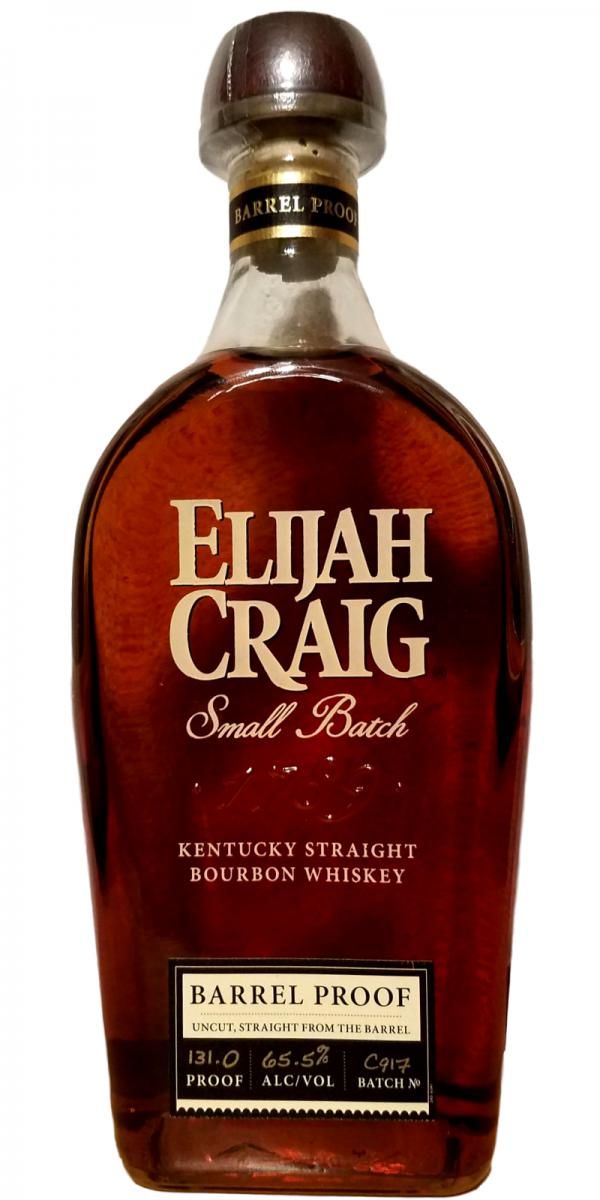 Buy 1 Get 1 Free - Elijah Craig Barrel Proof 131 Proof Batch C917 Bourbon Whiskey