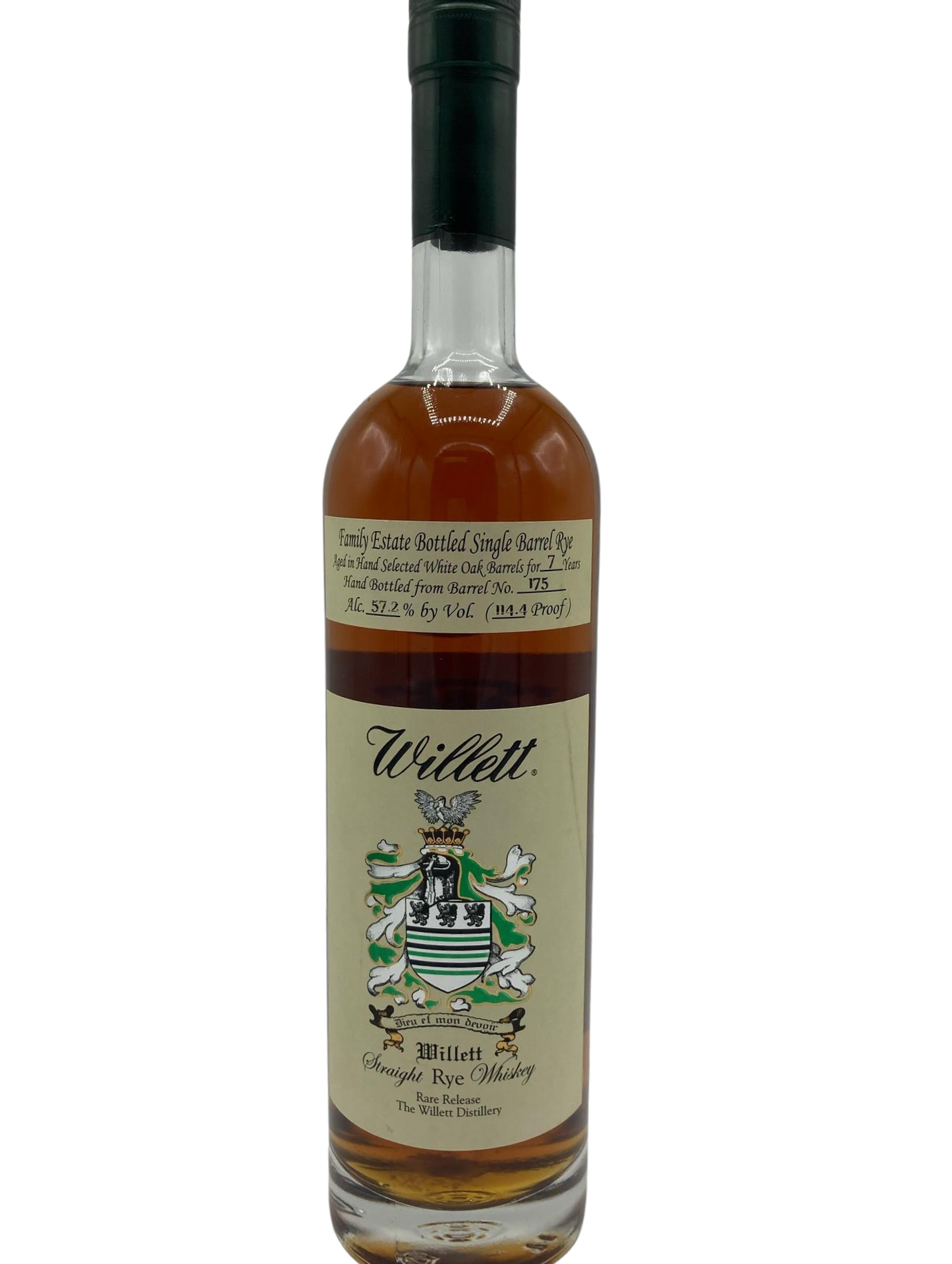 Willett's 7 Year Old Family Estate Bottled Rye Whiskey