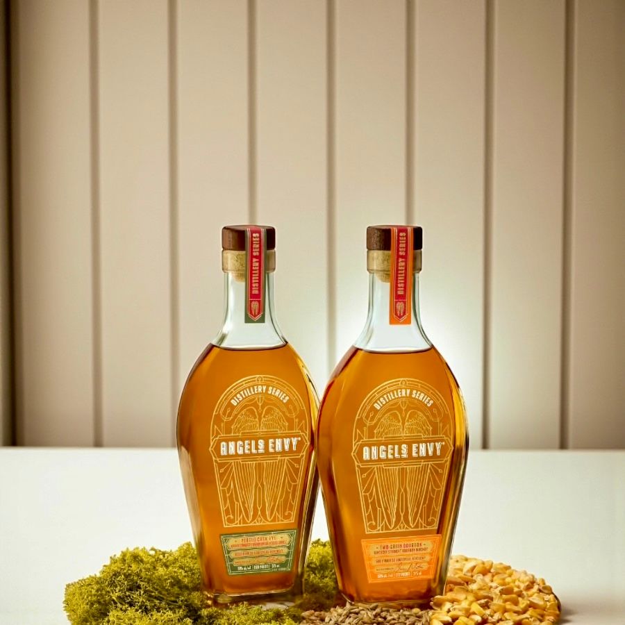 Angel's Envy | Peated Cask Rye & Two Grain Bourbon | 2025 Distillery Series | (2)* 375ML