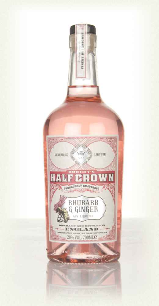 Buy 1 Get 1 Free - Half Crown Rhubarb & Ginger Liqueur | 700ML