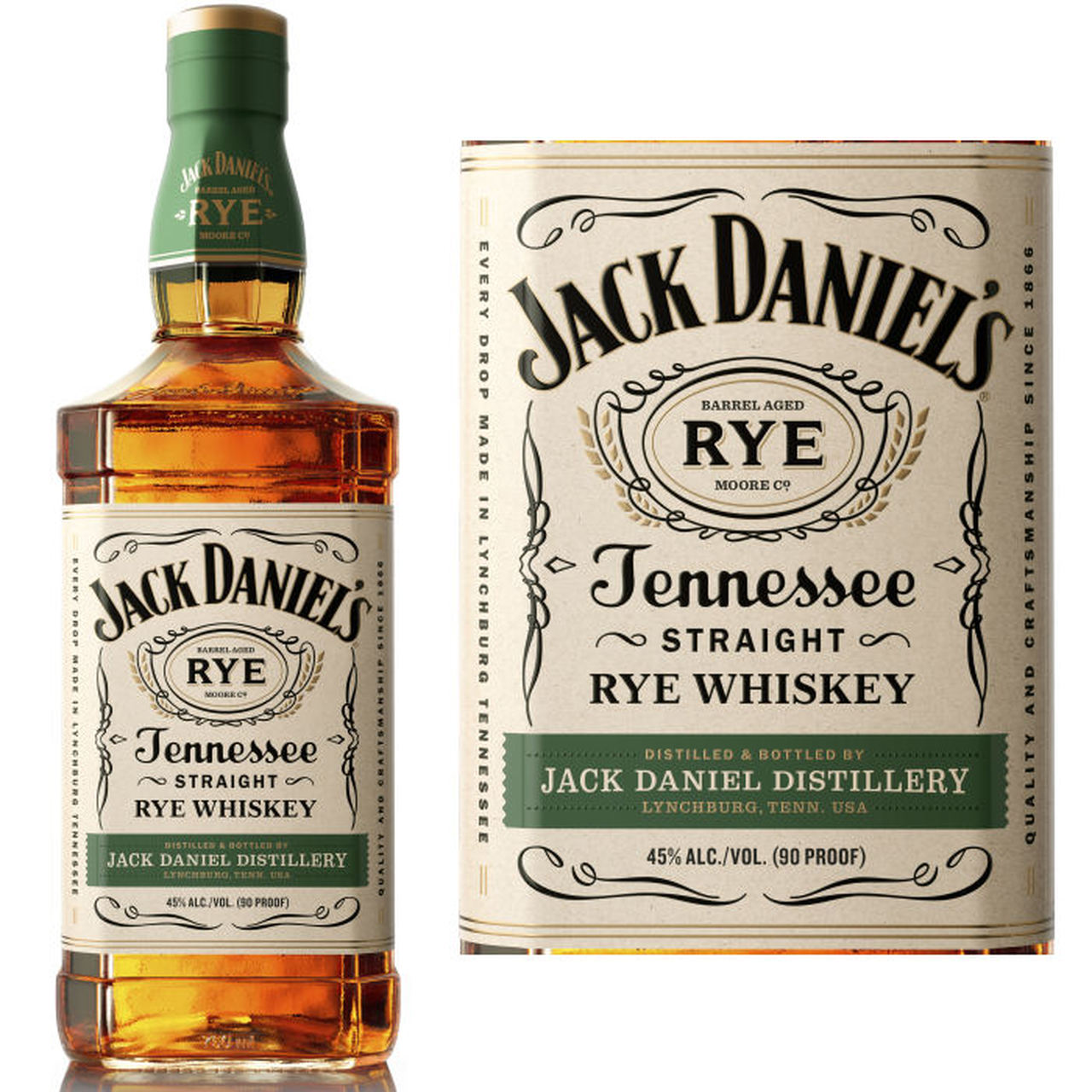 Jack Daniels Tennessee Straight Rye Whiskey