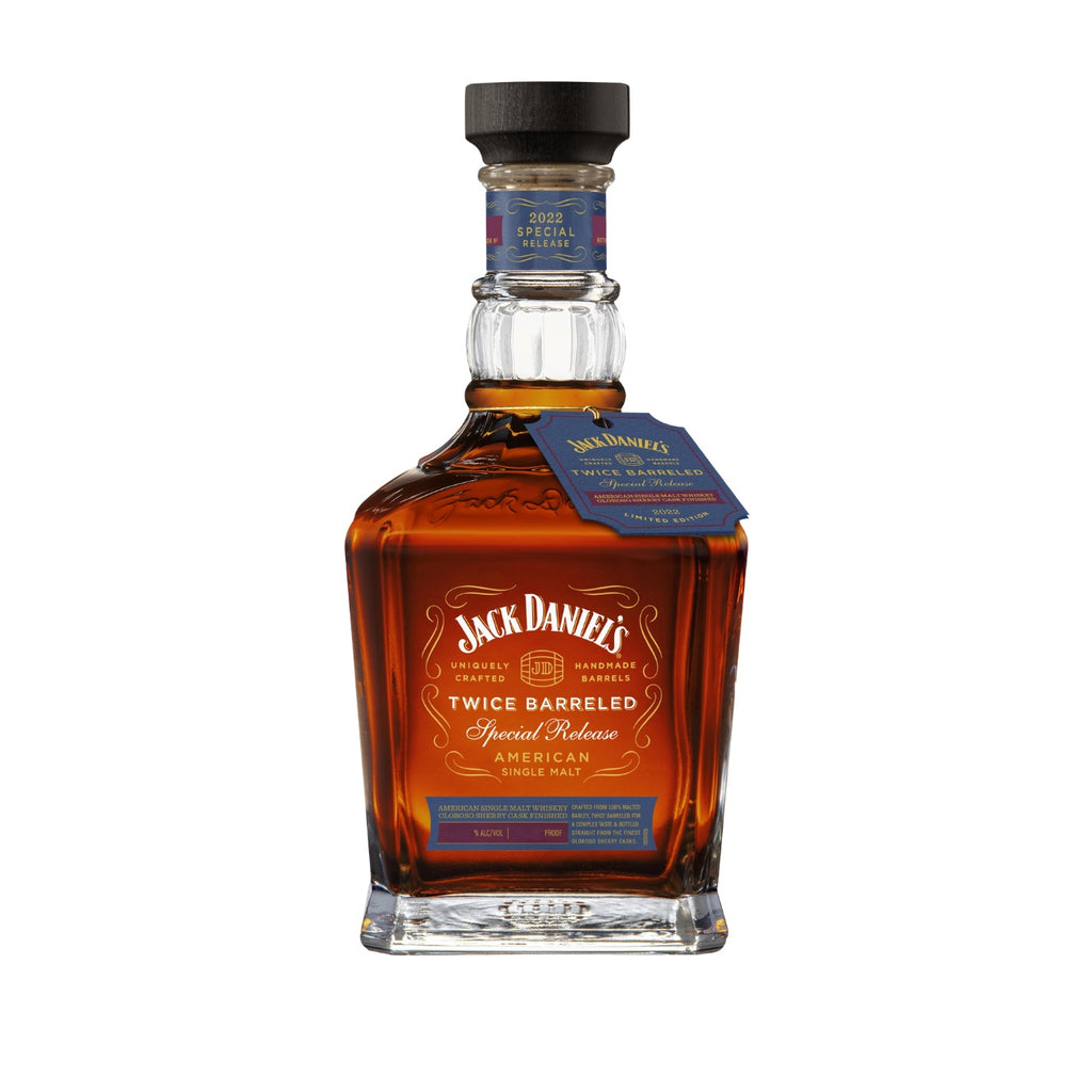 Jack Daniels Twice Barreled Special Release American Single Malt Oloroso Sherry Cask 2022 Whiskey | 700ML