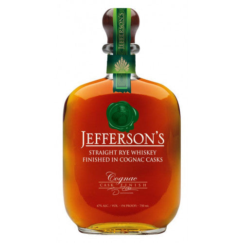 Buy 1 Get 1 Free - Jefferson's Rye Cognac Cask Finish Straight Rye Whiskey