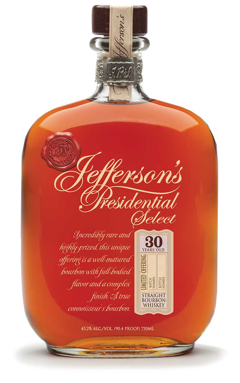 Buy 1 Get 1 Free - Jefferson's Presidential Select 30 Year Old Straight Bourbon Whiskey