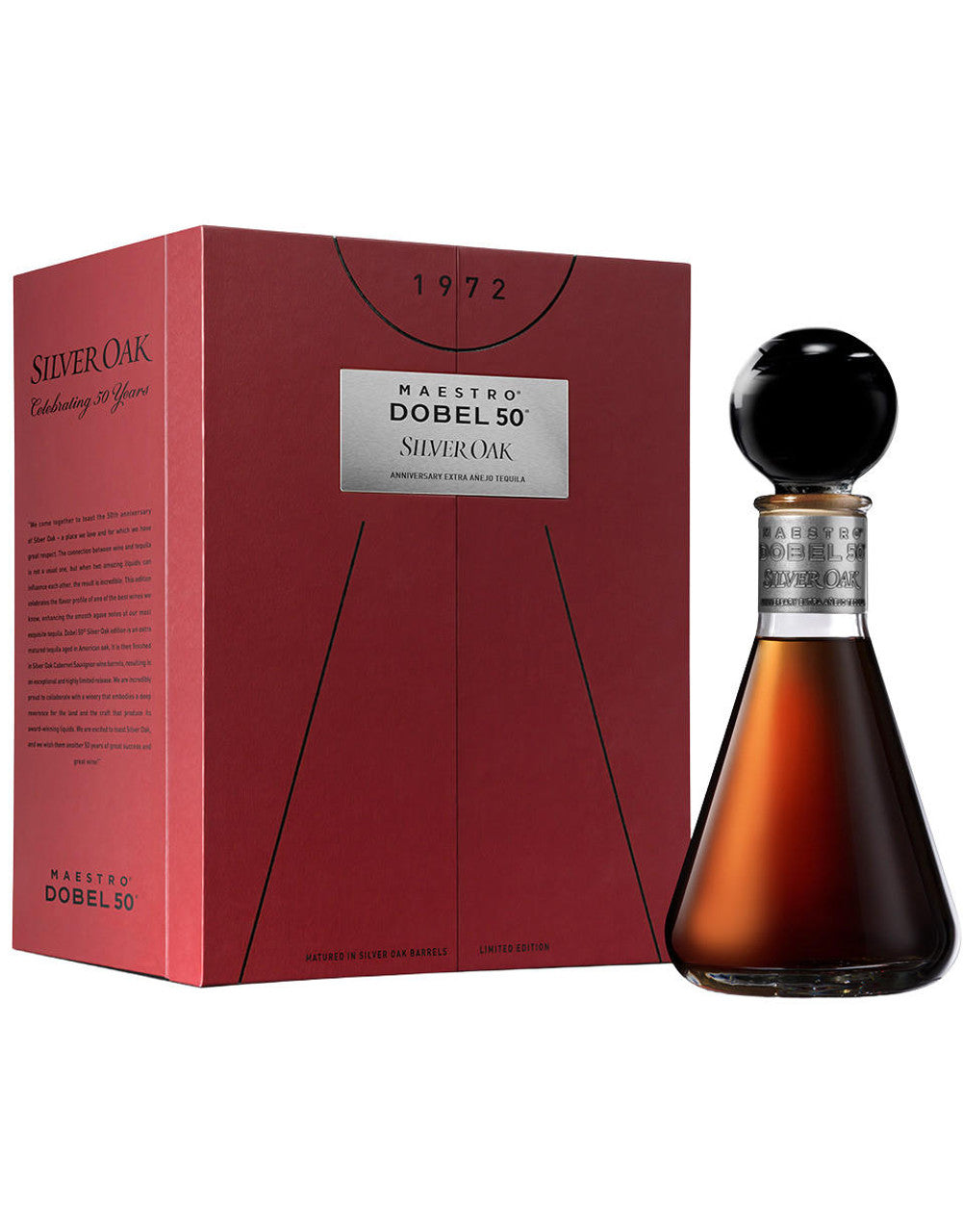 Maestro Dobel 1972 Silver Oak Extra Anejo 50 Year Old Tequila