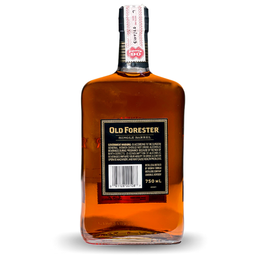 Old Forester Single Barrel Private Kentucky Straight Bourbon Whisky | Vintage 90 Proof