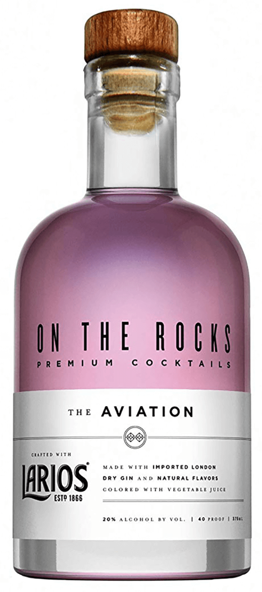 Buy 1 Get 1 Free - On The Rocks Aviation Larios Gin | 375ML