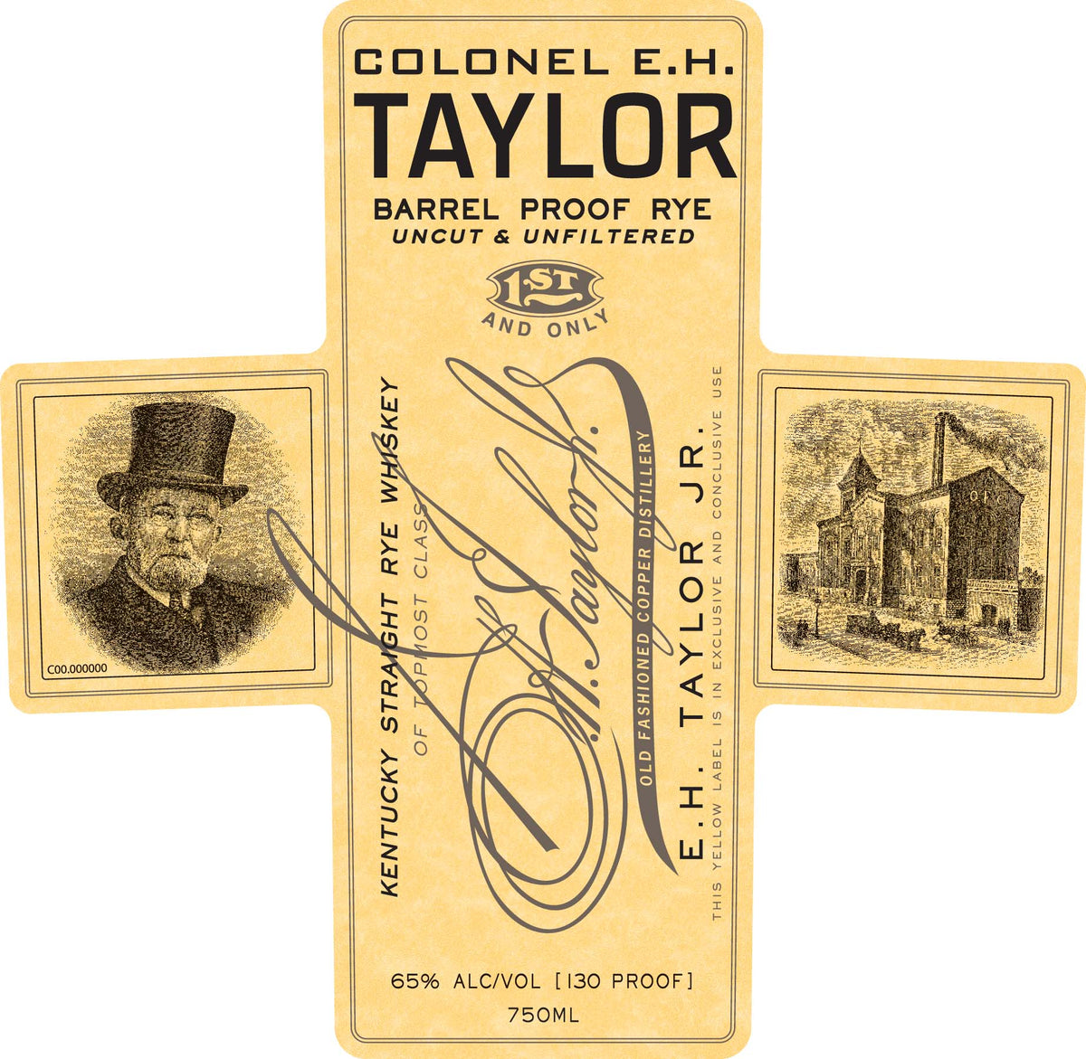 Colonel E.H. Taylor Barrel Proof Rye Whiskey